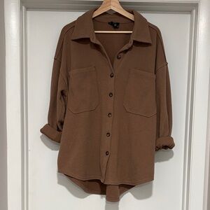 Perch by Blu Pepper Chocolate Knit Top